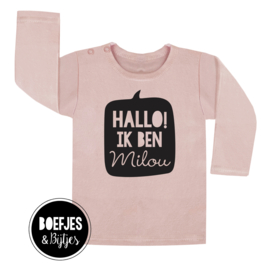 HALLO IK BEN... NAAMSHIRT