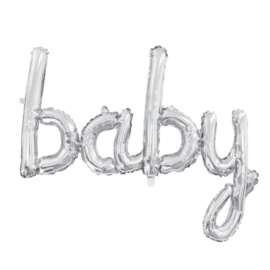 Folie Ballonnen ''Set BABY'' (Zilver)