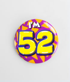 Buttons ''52 jaar'' (Klein)