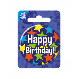Button ''Happy Birthday'' (Klein)