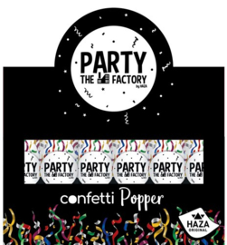 Confetti popper multicolor (11cm)