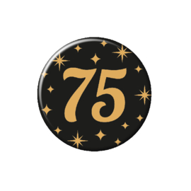 Button ''75 jaar''