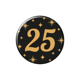 Button ''25 jaar''