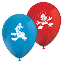 Ballonnen ''Mickey mouse'' (8 stuks)