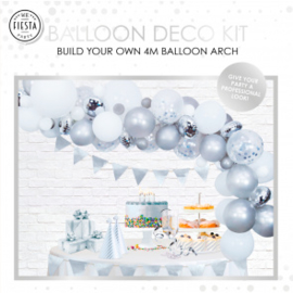 Ballon deco kit ''Zilver''