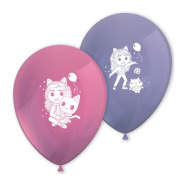 Ballonnen Gabby's Dollhouse (8 st.)