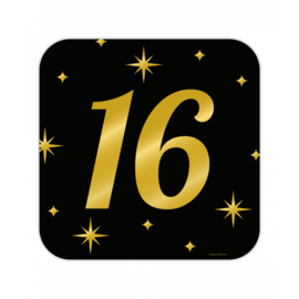 Huldeschild ''16 jaar''