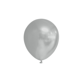 Ballonnen ''Metallic Zilver (Ø12,5cm, 25 stuks)