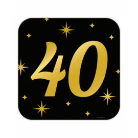 Huldeschild ''40 jaar''