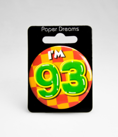 Buttons ''93 jaar'' (Klein)