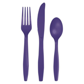 Bestek Paars (6 pers.)