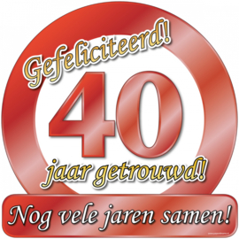 40 jaar getrouwd