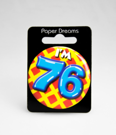 Buttons ''76 jaar'' (Klein)