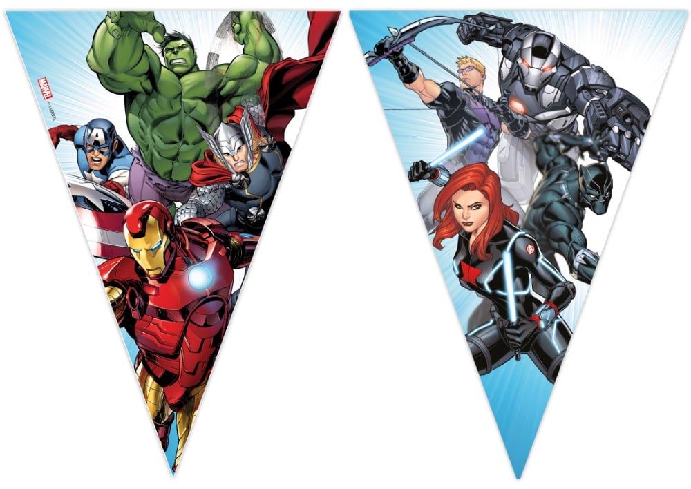 Vlaggenlijn Avengers (2,3 m.)