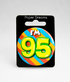 Buttons ''95 jaar'' (Klein)