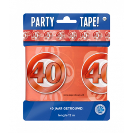 Afzetlint ''40 jaar'' (12 meter)