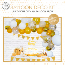 Ballon deco kit ''Goud''