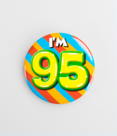 Buttons ''95 jaar'' (Klein)