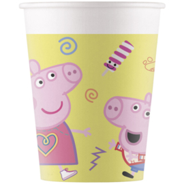 Bekers Peppa Pig (8 st.)