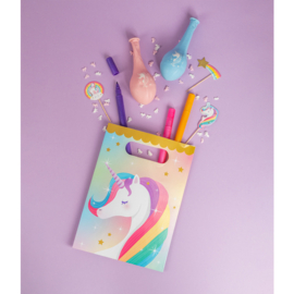 Papieren Uitdeelzakjes Unicorn (6 st.)