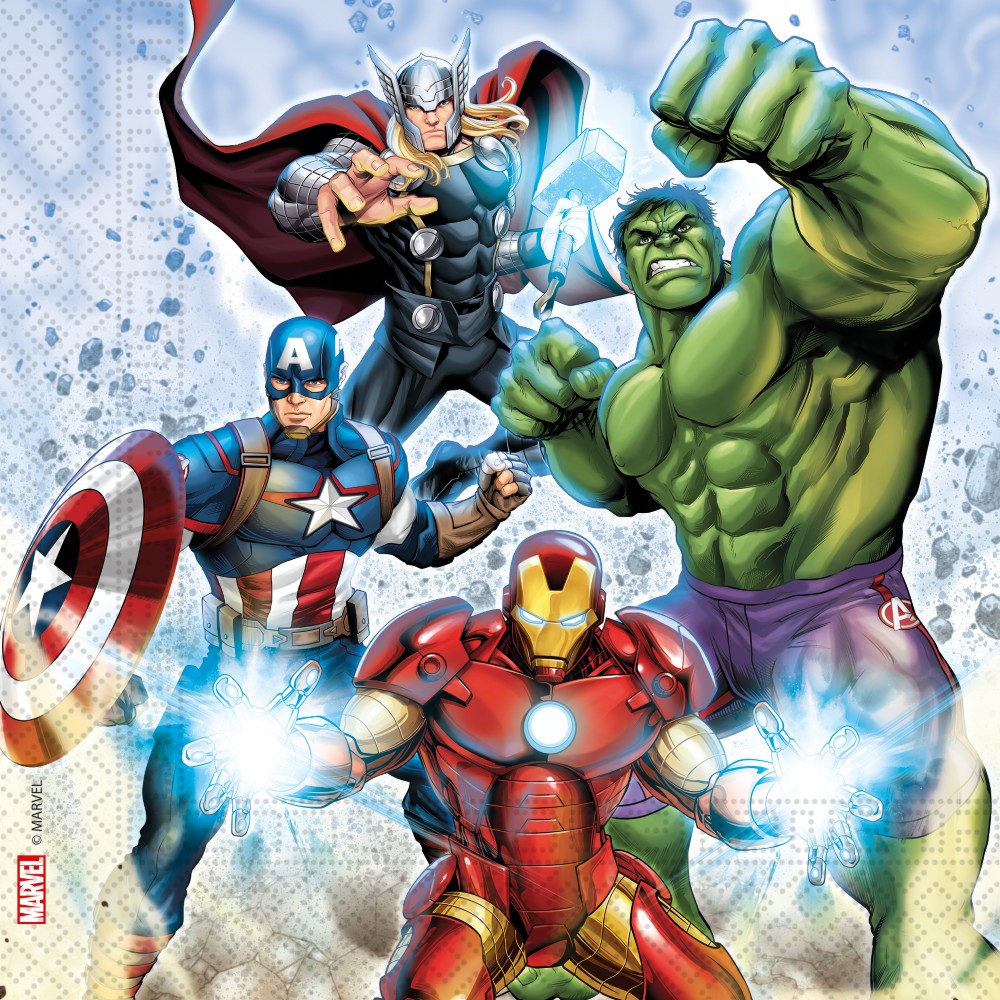 Servetten Avengers (20 st.)