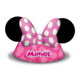 Feesthoedjes Minnie Mouse (6 st.)