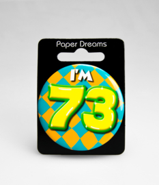 Buttons ''73 jaar'' (Klein)