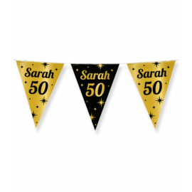 Vlaggenlijn ''Sarah 50 jaar'' (10 meter)