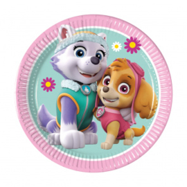 Borden ''Paw Patrol Skye & Everest'' (Klein, 8 stuks)