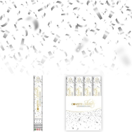 Confetti shooter zilver (30cm, 1st)