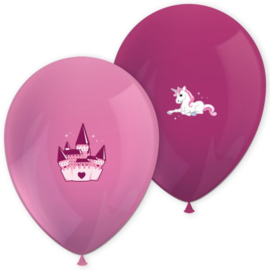 Ballonnen ''Unicorn'' (30cm, 6 stuks)