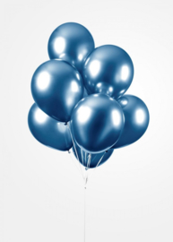 Ballonnen Chroom ''Blauw''