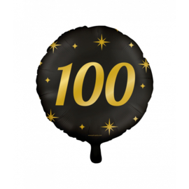 Folieballon ''100 jaar'' (46 cm)