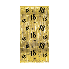 Deurgordijn ''18 jaar'' (2 x 1 m)