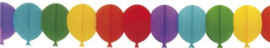 Crépeslinger ''Ballon gekleurd'' (6 meter)