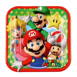 Bordjes “Super Mario Bros” (8 stuks)