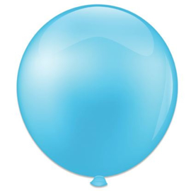 Topballon ''Babyblauw'' (Ø91cm, Per stuk)