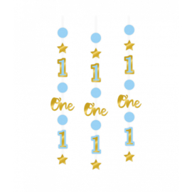 Swirl decoratie ''First Birthday''