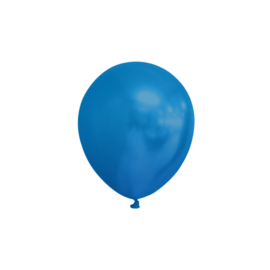 Ballonnen ''Metallic Konings Blauw (Ø12,5cm, 25 stuks)