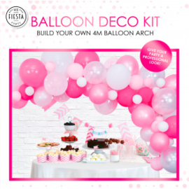 Ballon deco kit ''Roze''
