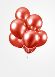 Ballonnen Chroom ''Rood''