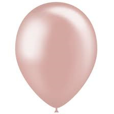 Ballonnen ''Metallic Rose goud''