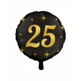 Folieballon ''25 jaar'' (46 cm)