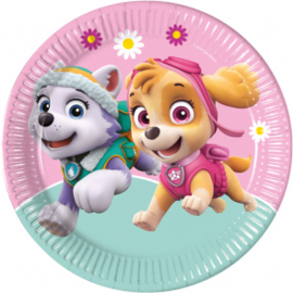 Borden ''Paw Patrol Skye & Everest'' (Groot, 8 stuks)