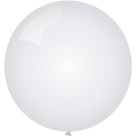 Topballon ''Wit'' (Ø91cm, Per stuk)
