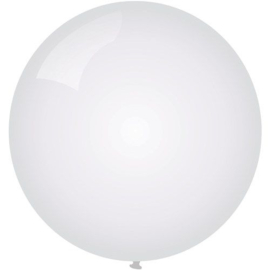 Topballon ''Wit'' (Ø91cm, Per stuk)