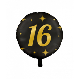 Folieballon ''16 jaar'' (46 cm)
