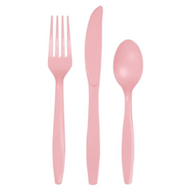Bestek Licht Roze (6 pers.)