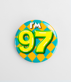 Buttons ''97 jaar'' (Klein)
