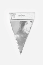 Vlaggenlijn "Metallic Zilver'' (10 meter)